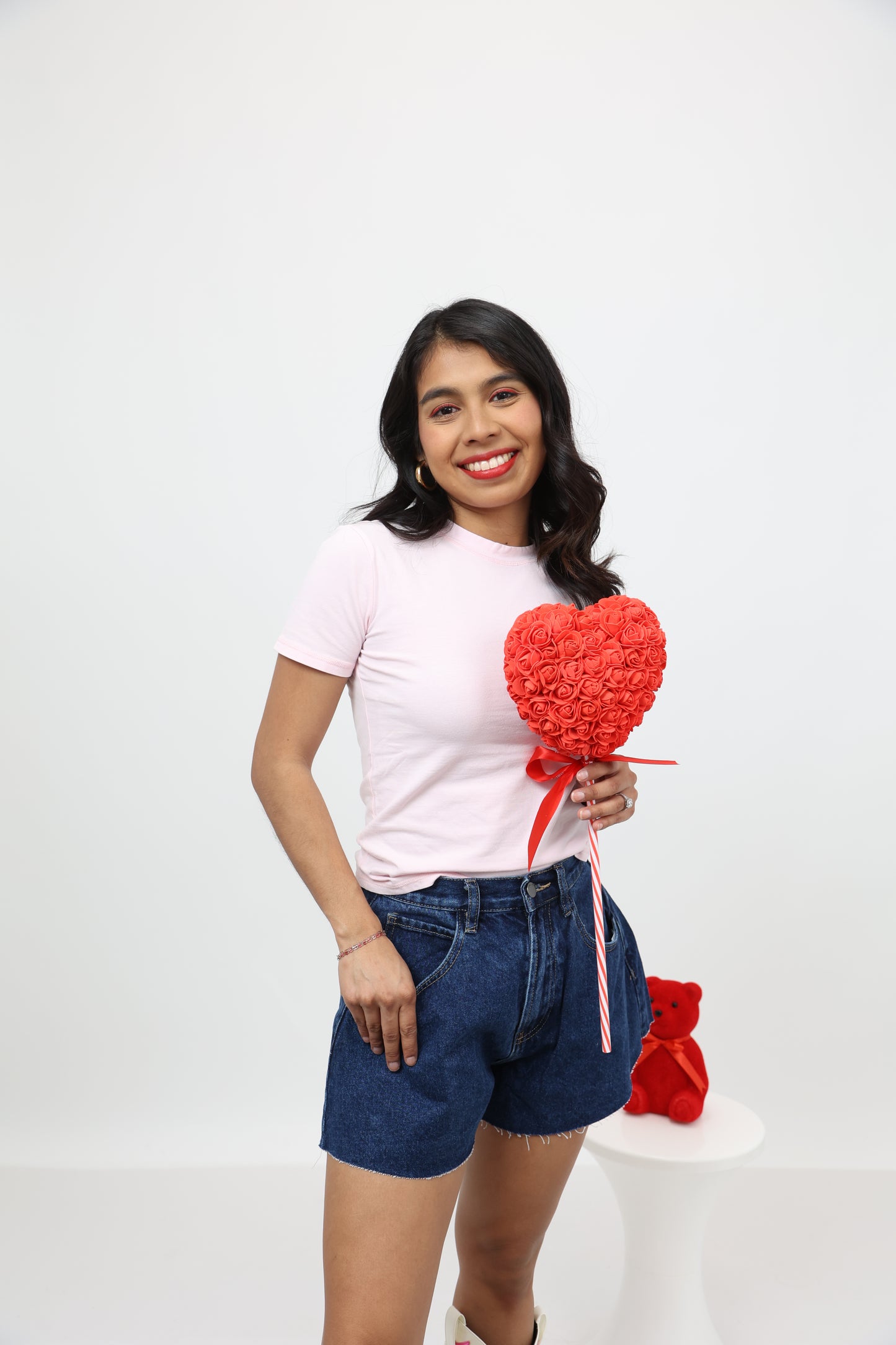 Denim Flare Amor Bell Cotton Short