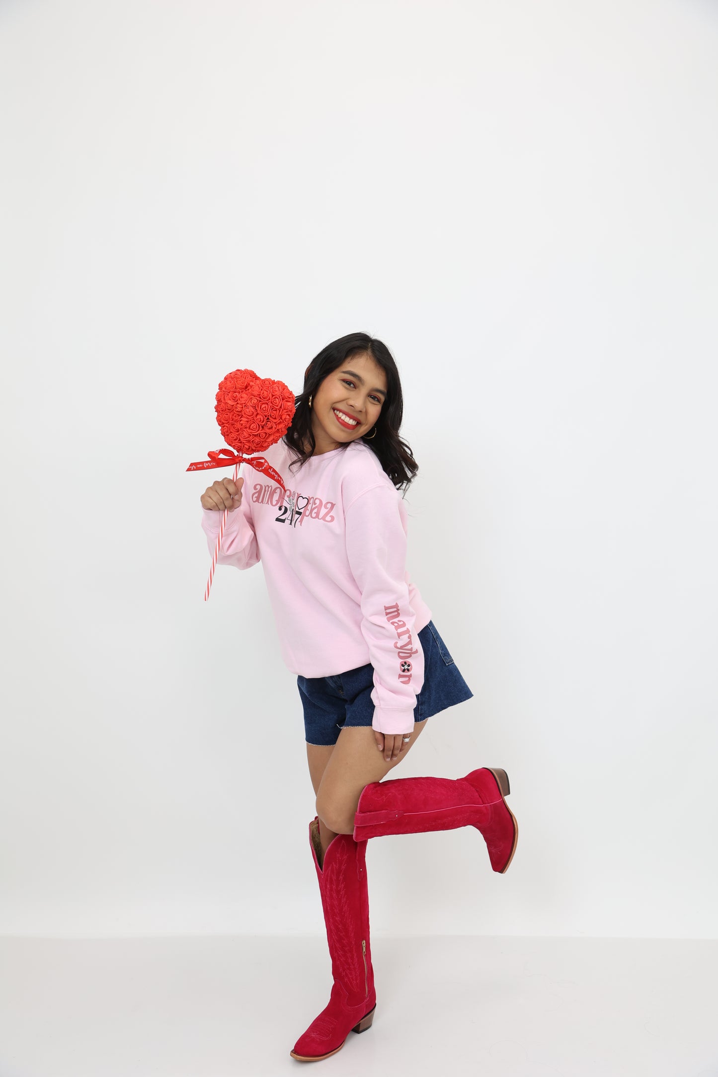 Amor y Paz Marybon Fleece Sweatshirt