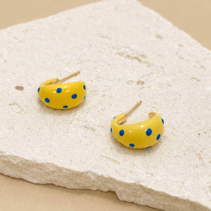 NO POS WOW POLKADOT EARRINGS