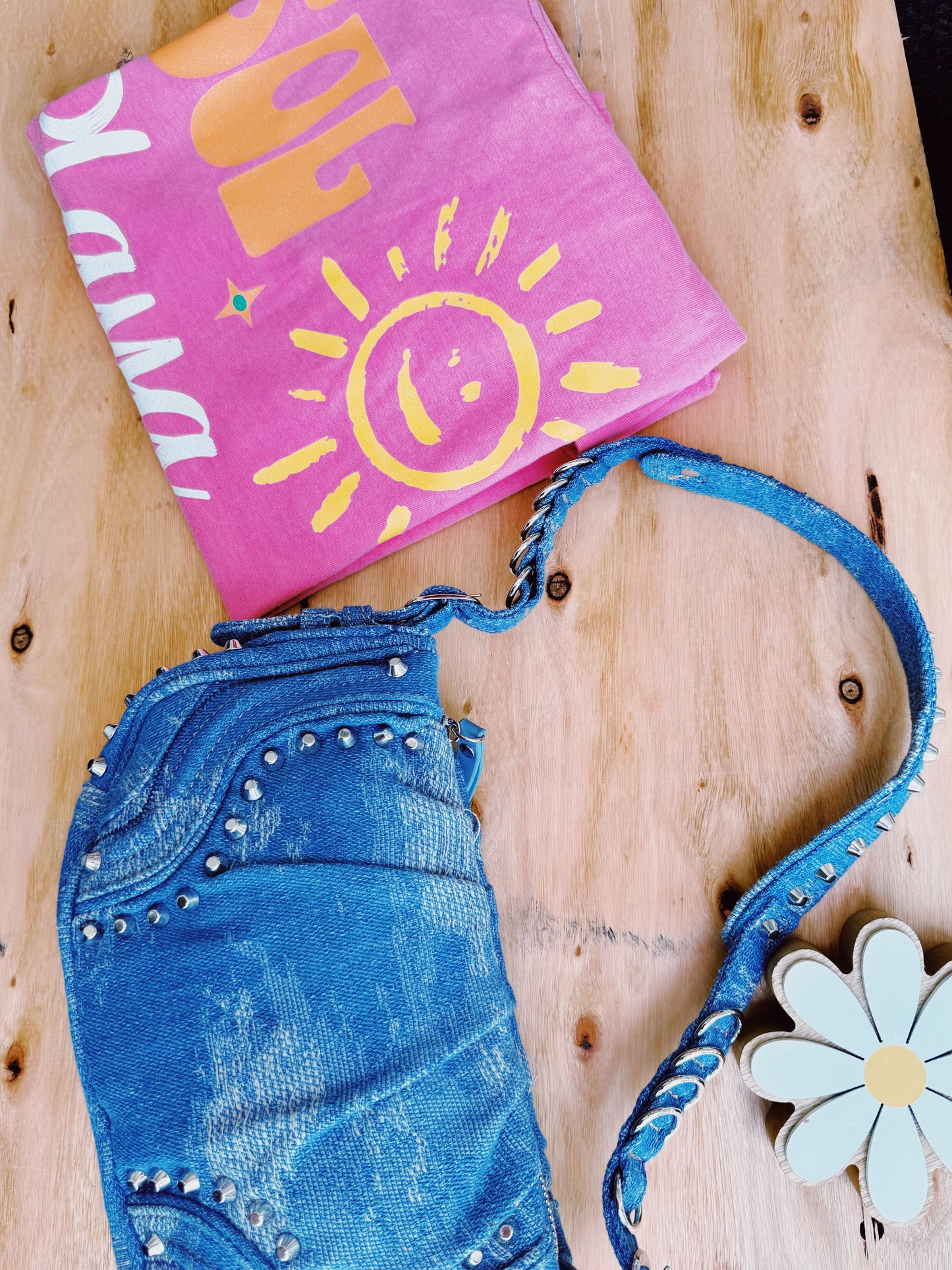 Denim Fever Dark Denim Handbag