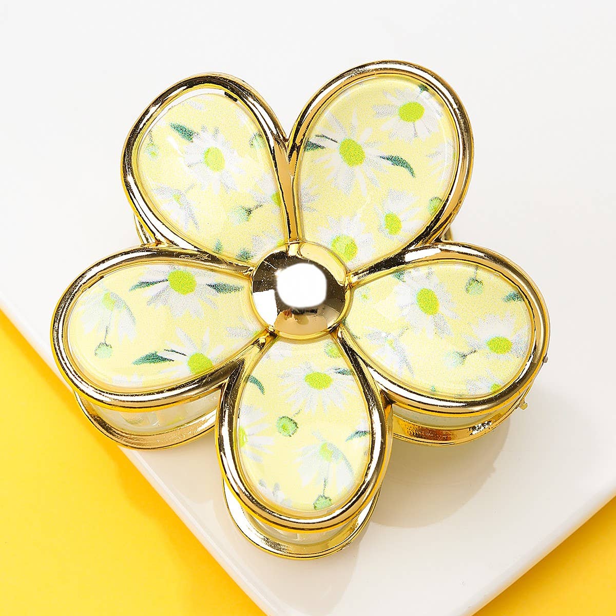 Floral Bloom Hair Claw Clips