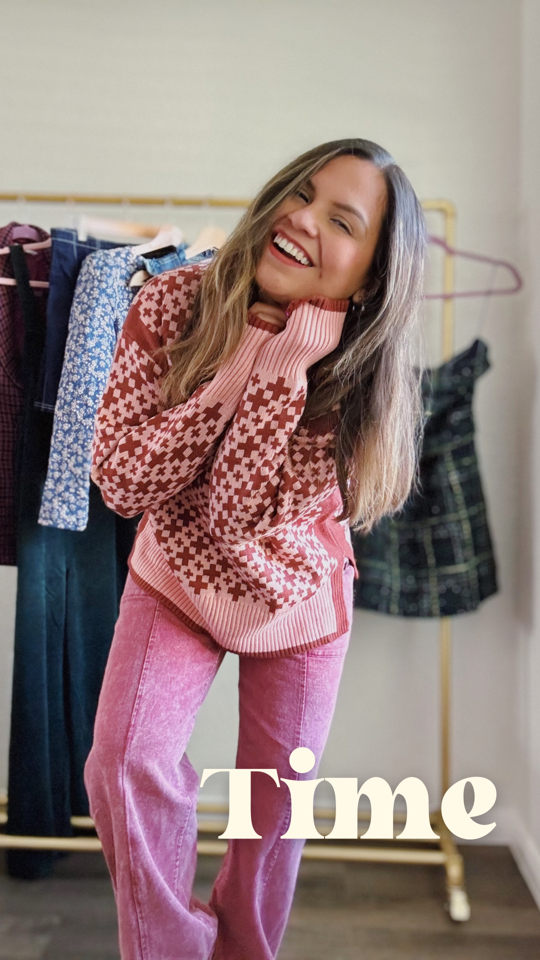 Berry Cozy Dream Pullover Sweater