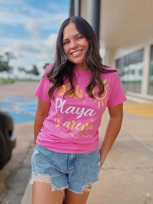 Sol, Playa y arena Cotton Tee