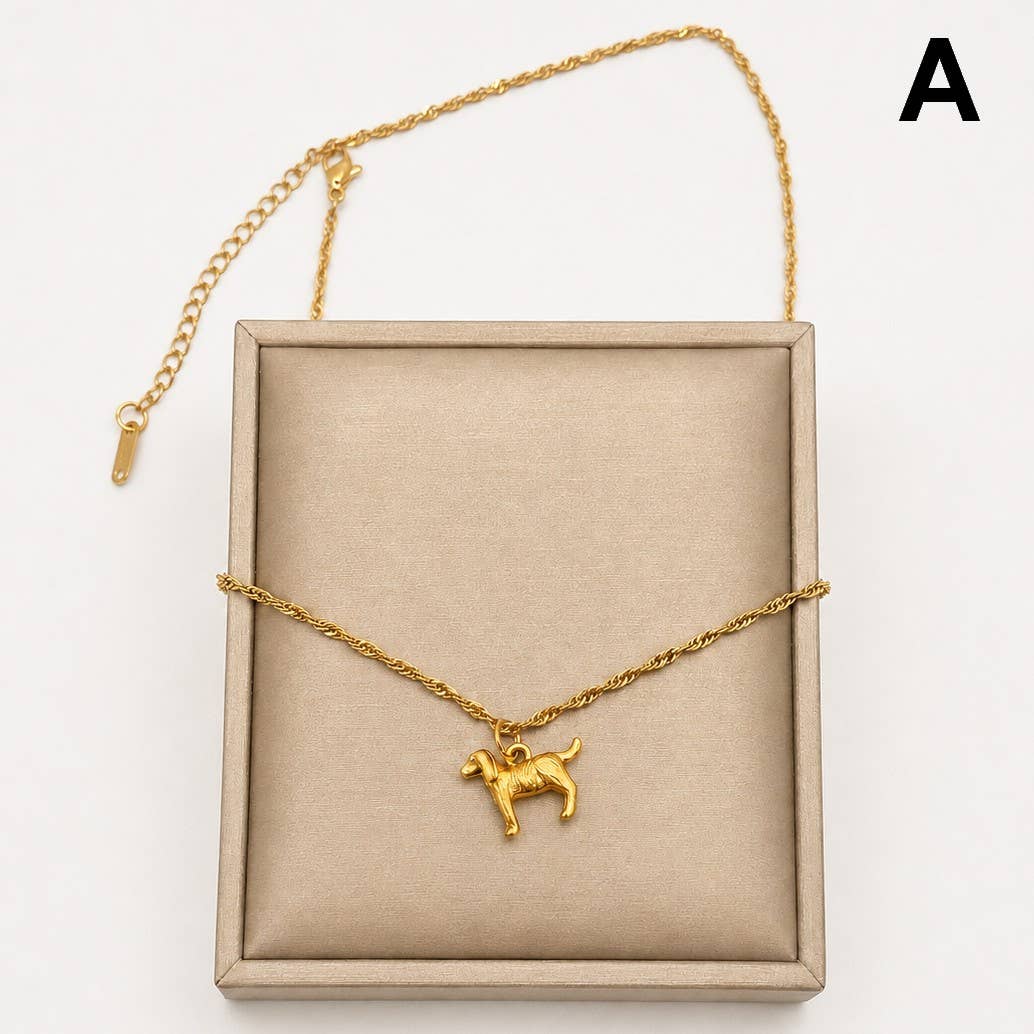 PUPPY LOVE CHARM NECKLACE