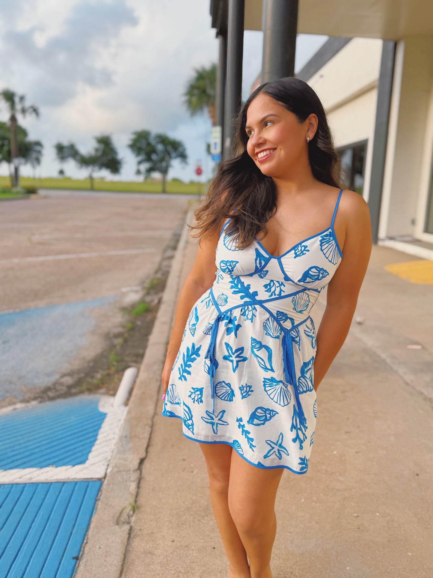 Blue Beach Days Dress