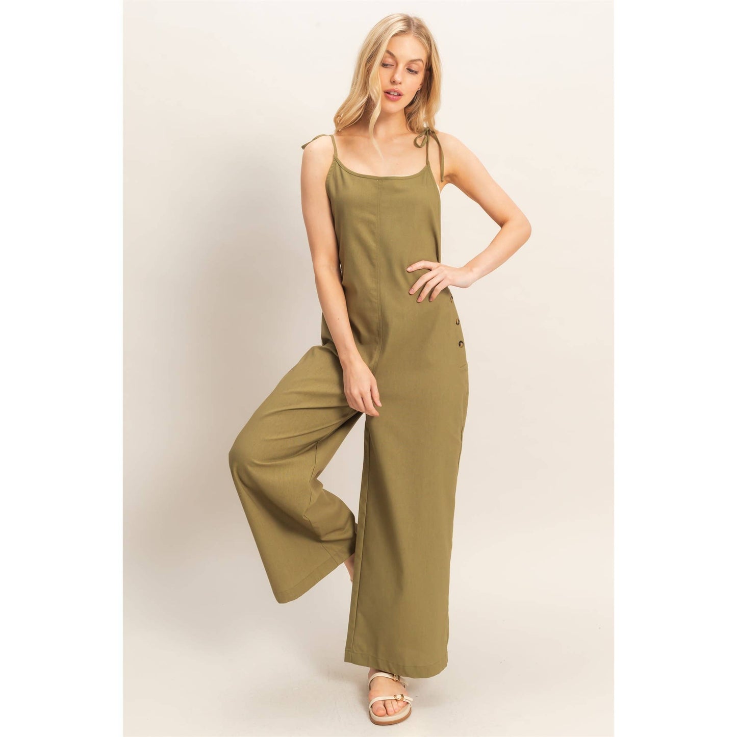 Adjustable Strap Jumpsuit