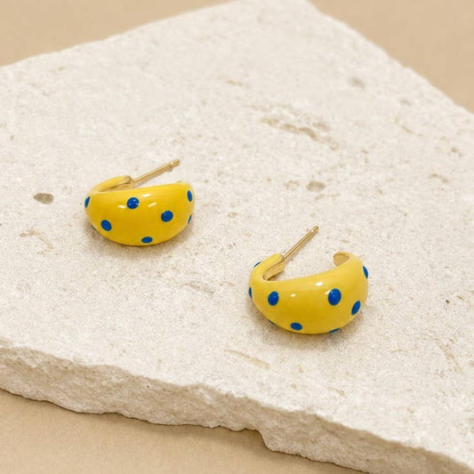 NO POS WOW POLKADOT EARRINGS