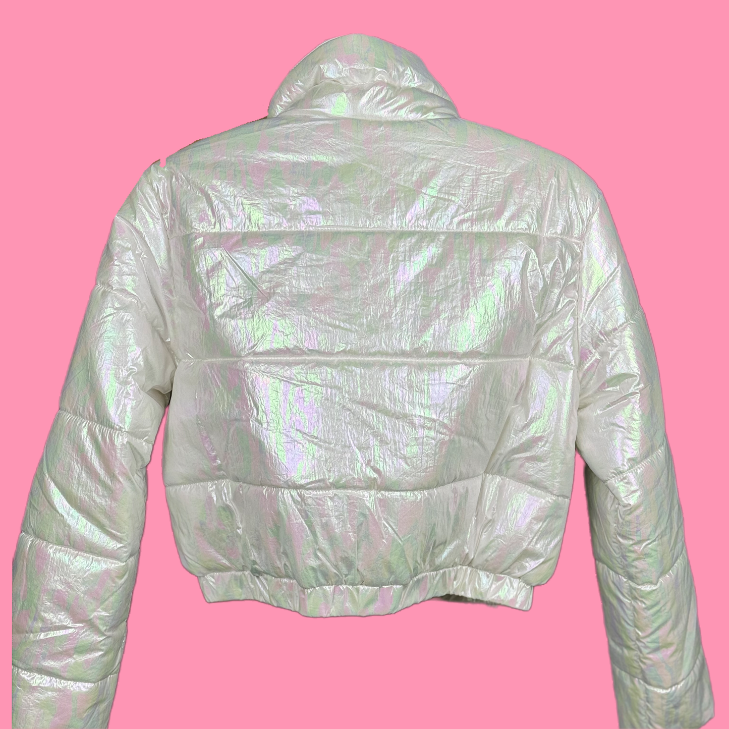 Dreamer Pearl Crop Puffer Jacket