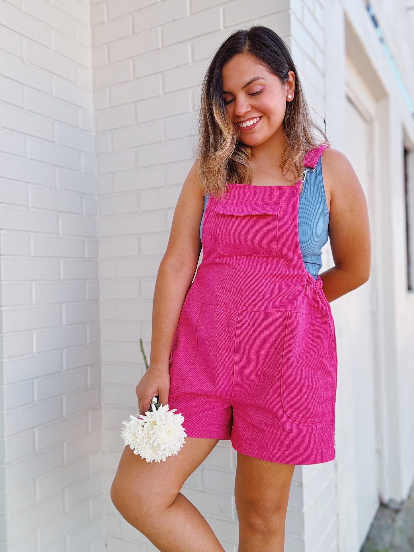 Painter Playful Overalls Romper