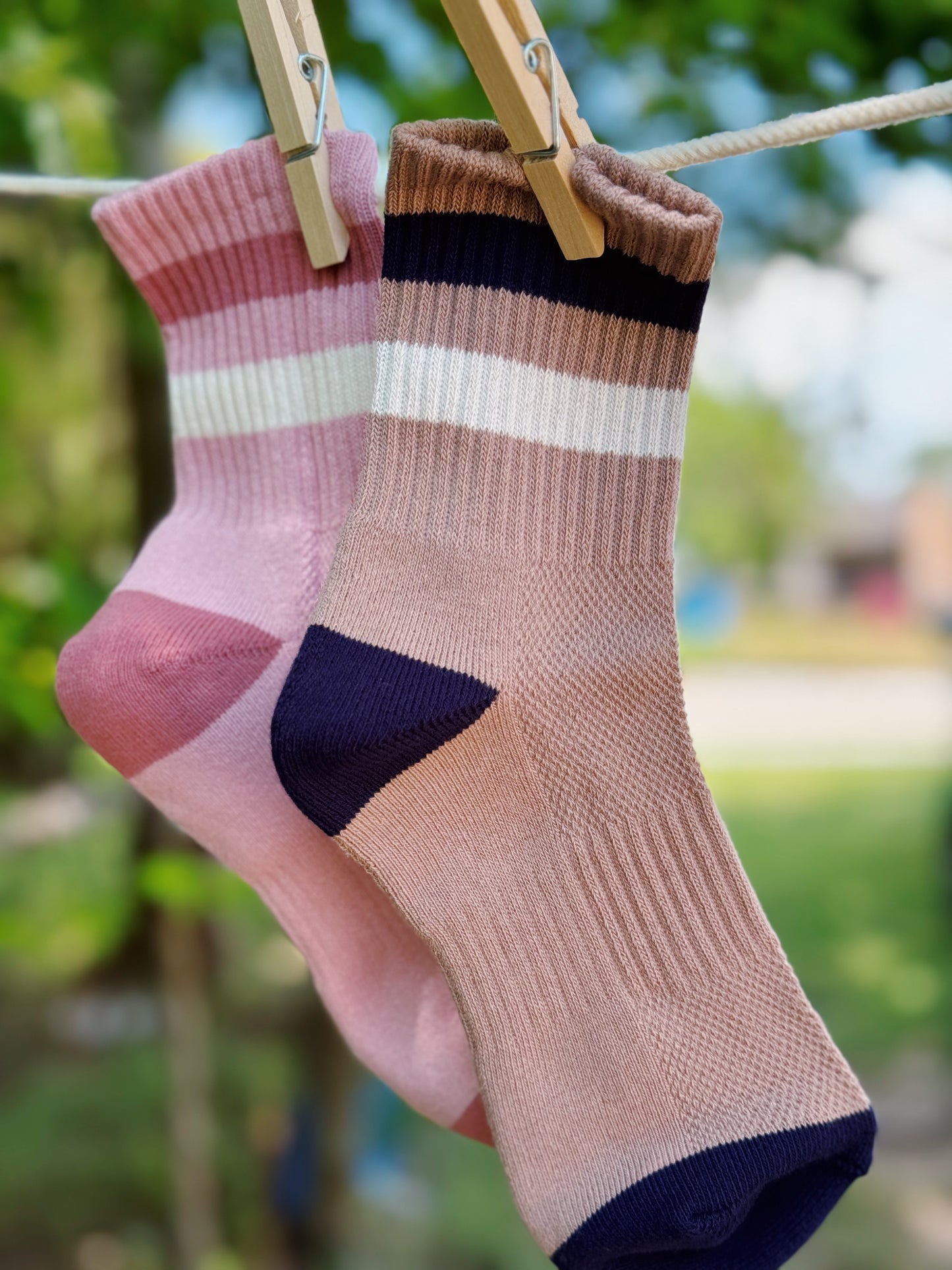 Colorblock Crew Socks