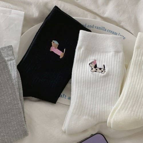 PUPPY LOVE CREW SOCKS