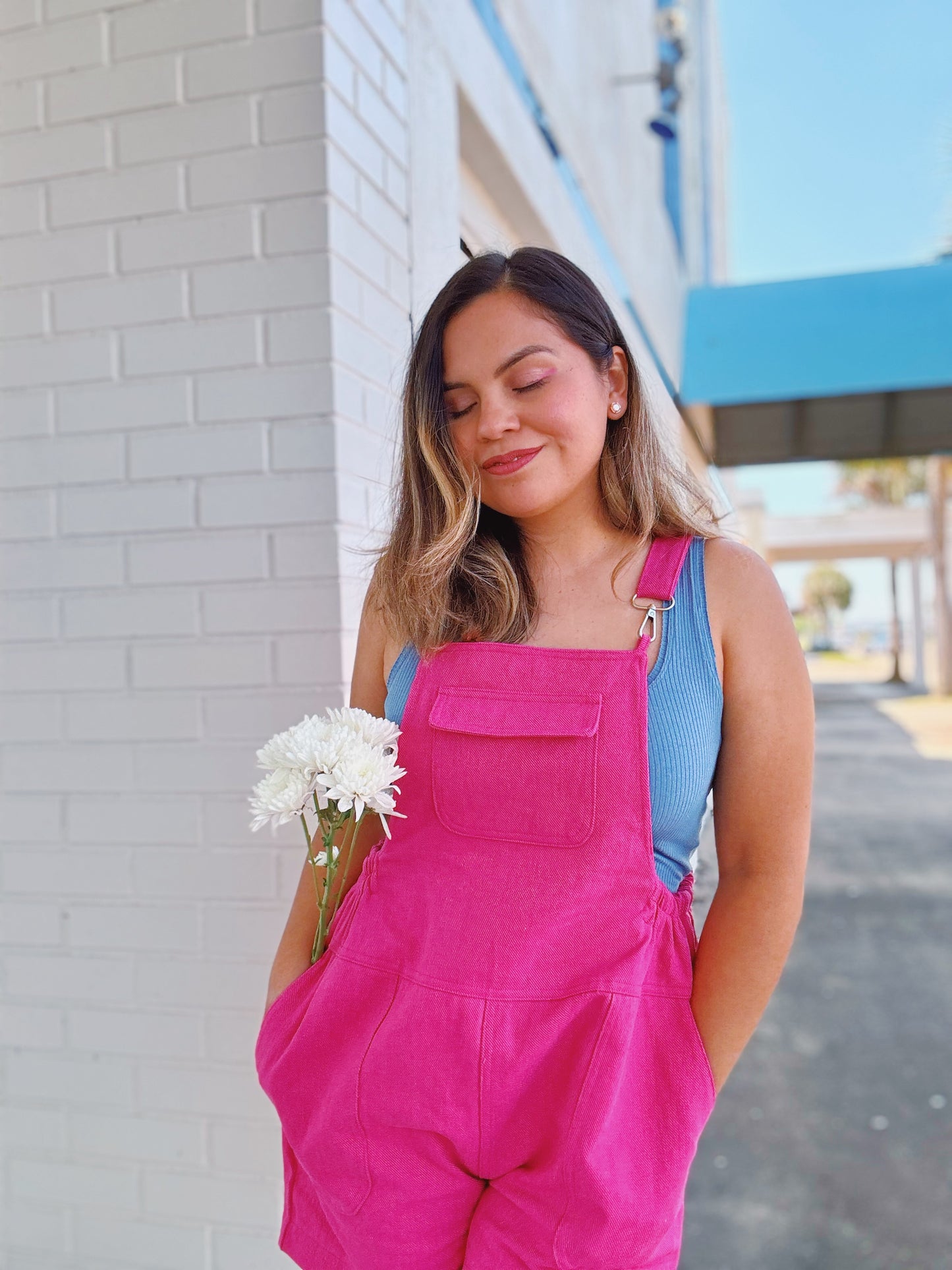 Painter Playful Overalls Romper