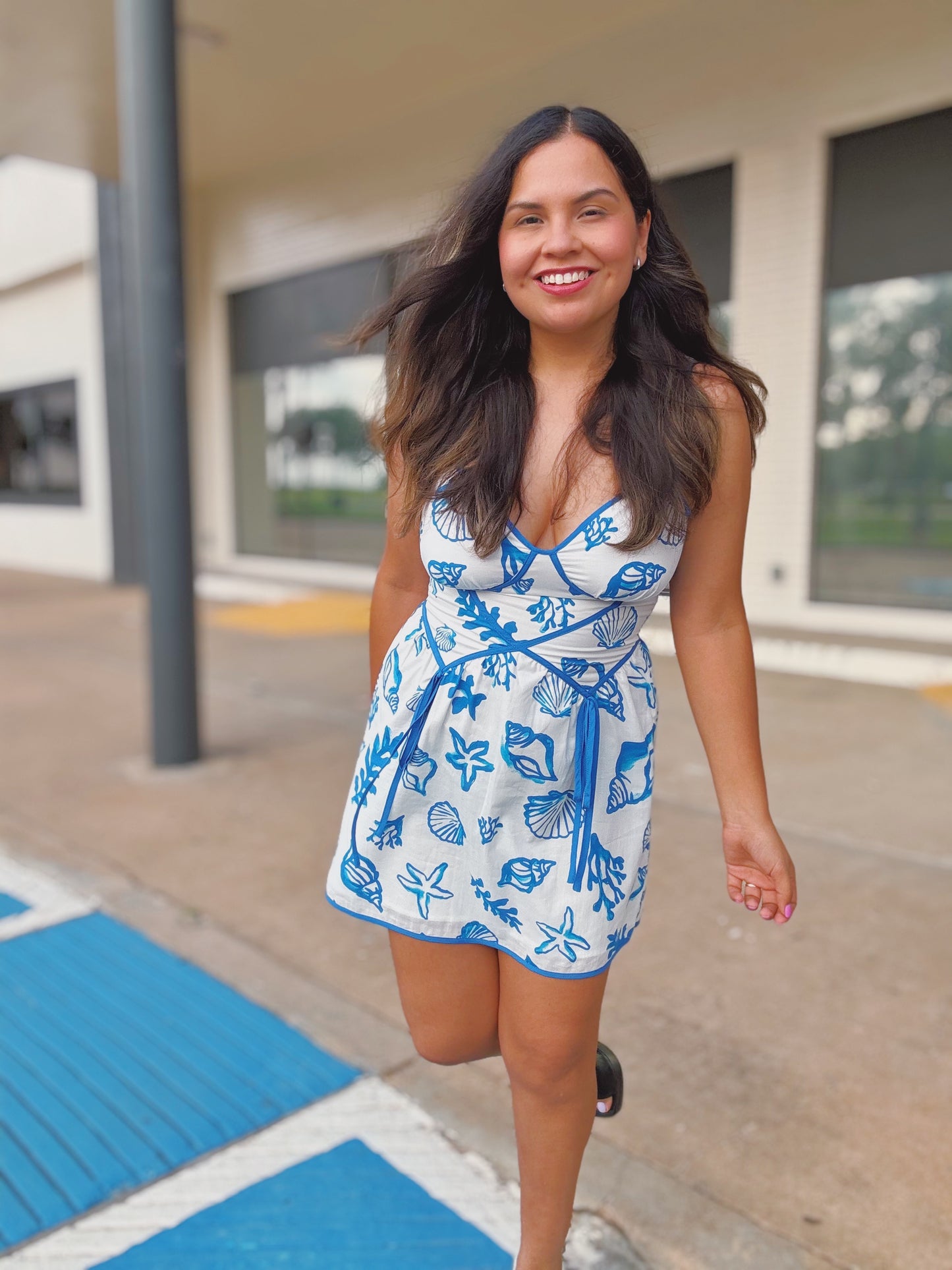 Blue Beach Days Dress