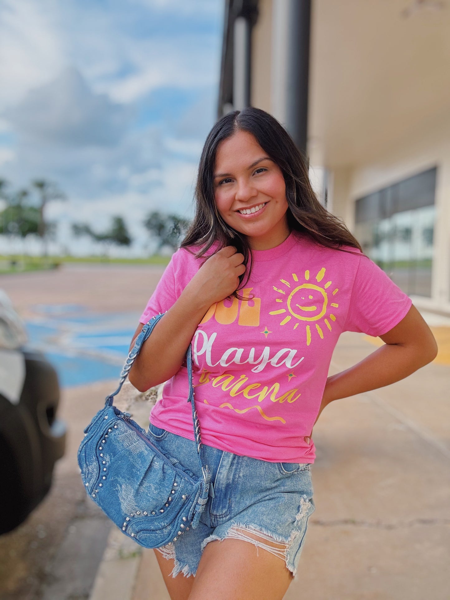 Sol, Playa y arena Cotton Tee