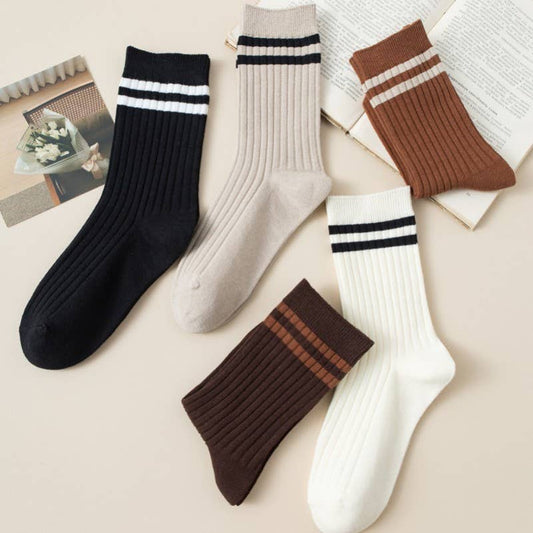 COFFEE RUN RETRO CREW SOCKS