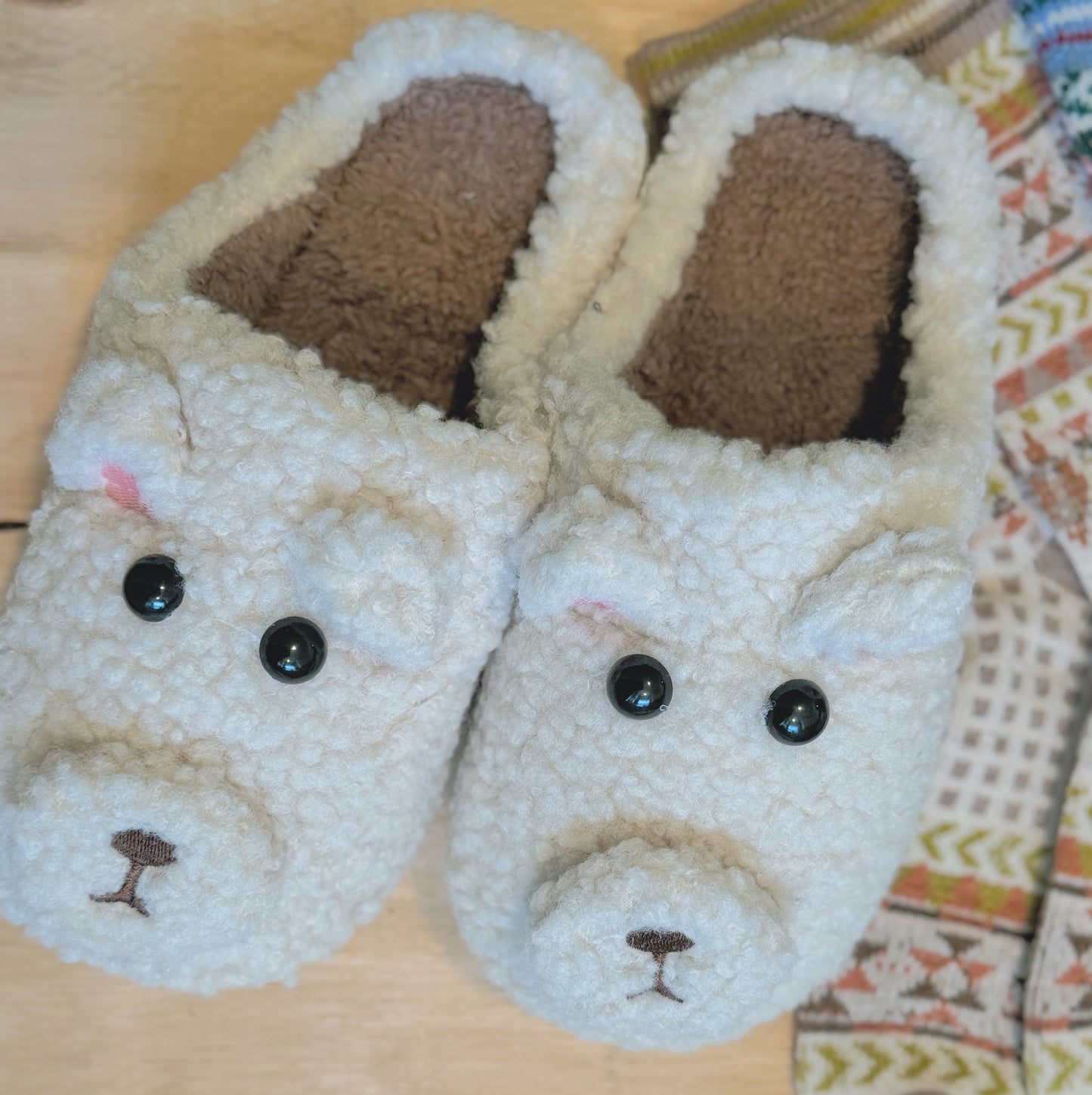 Fluffy and Cute Animal Slippers