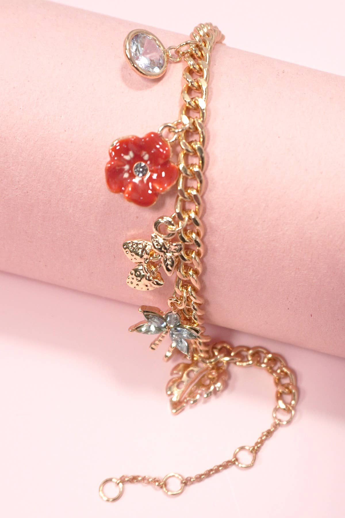 MULTI CHARM FLOWER FRUIT EPOXY BRACELETS