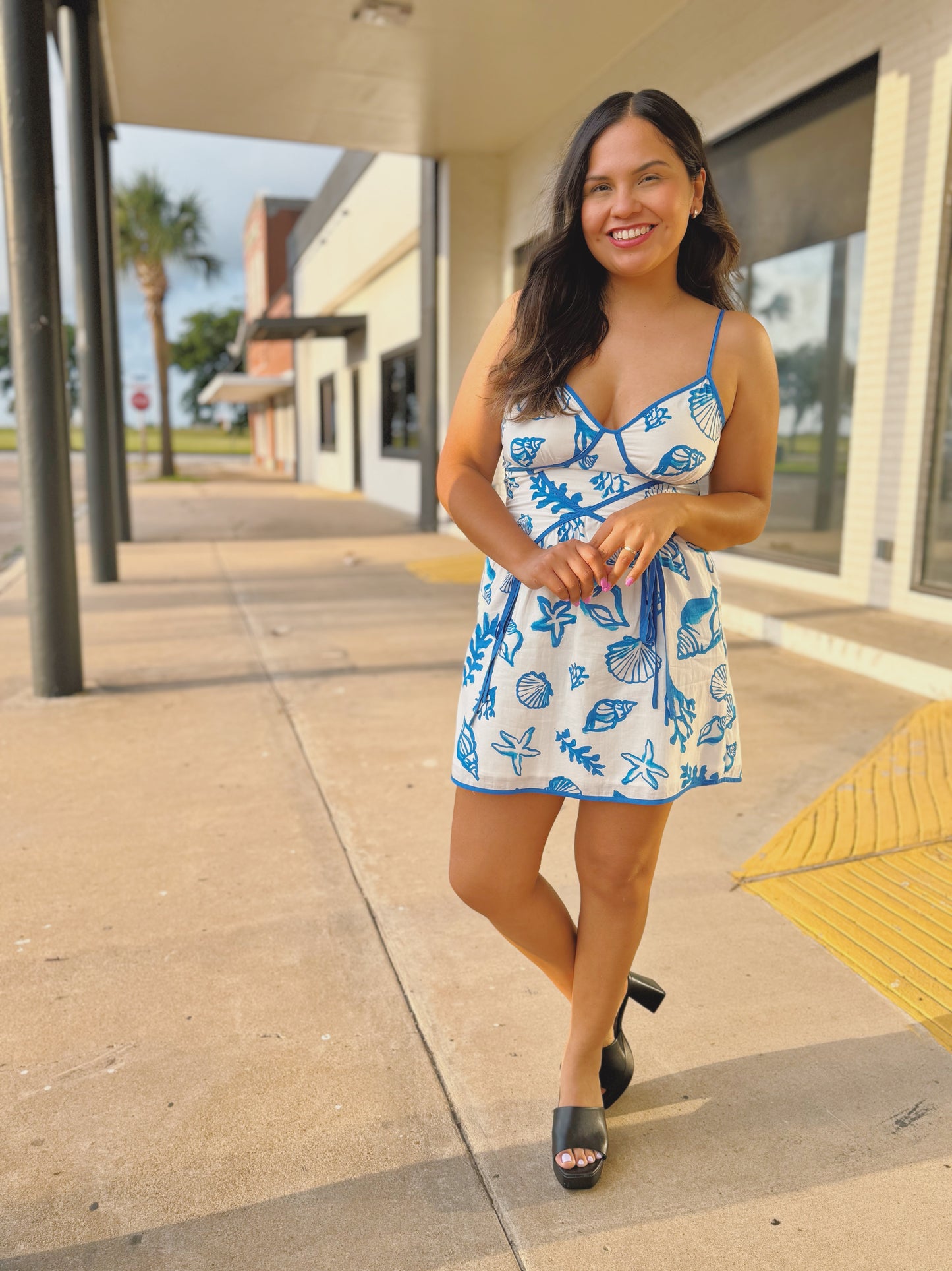 Blue Beach Days Dress