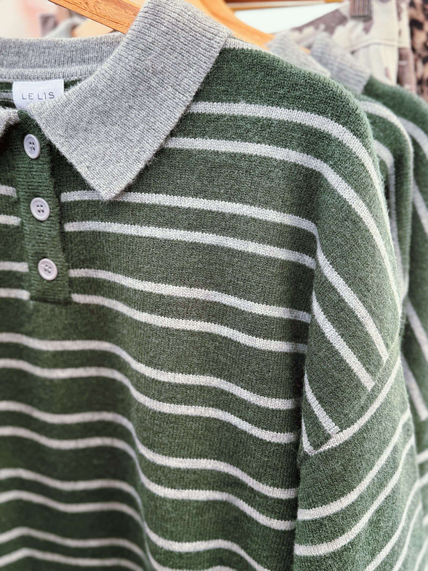 Green Fall Perfection Long Sleeve Sweater