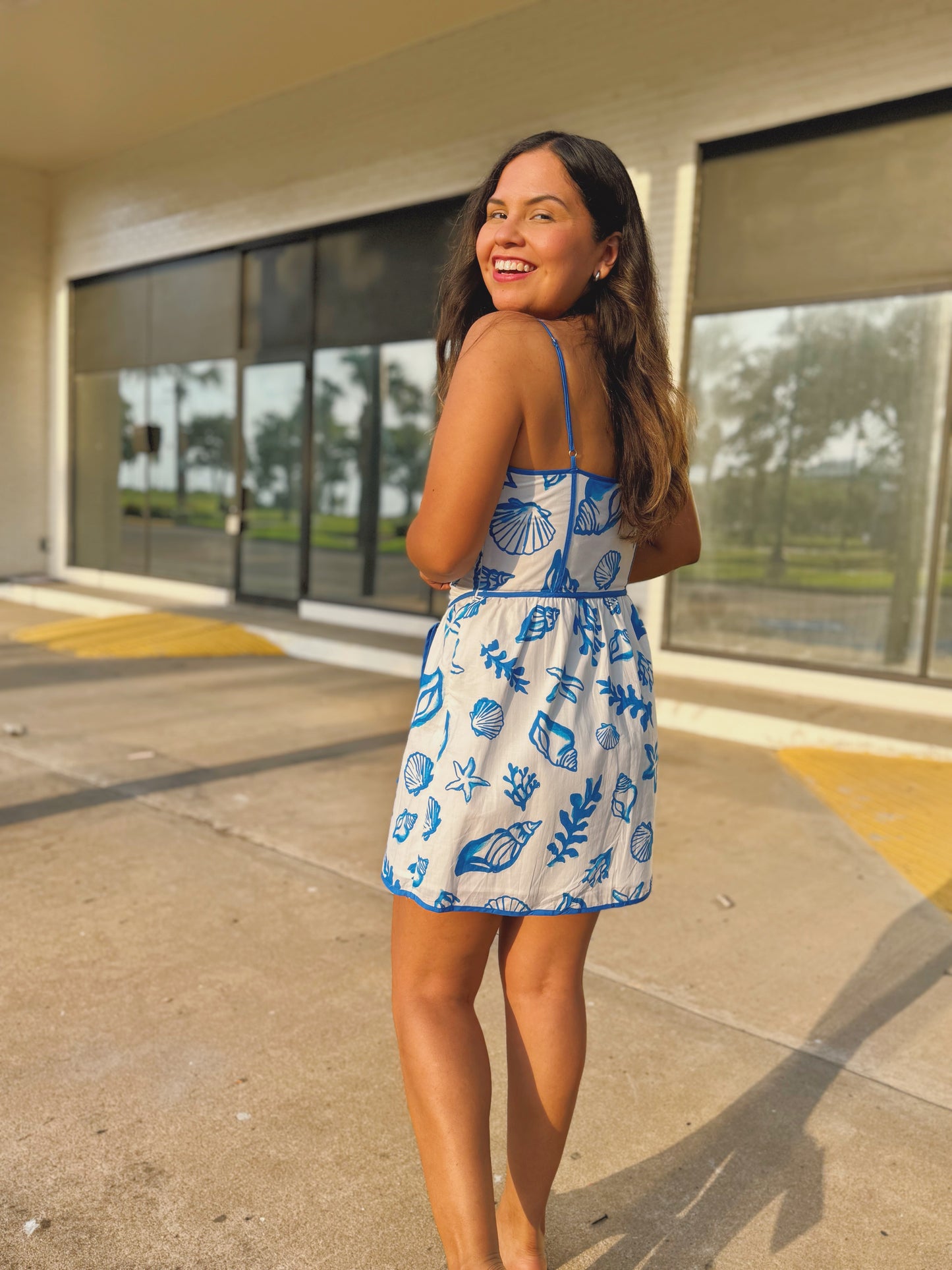 Blue Beach Days Dress