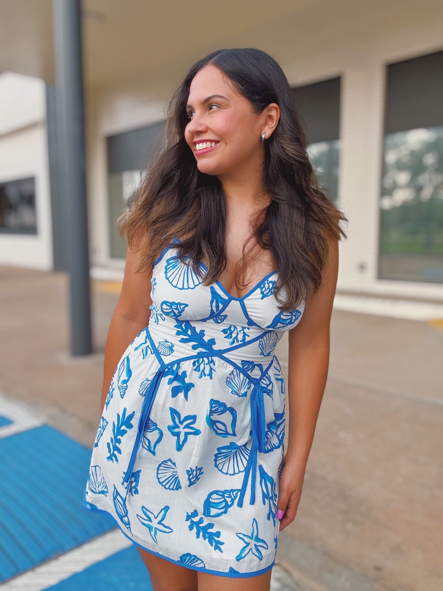 Blue Beach Days Dress