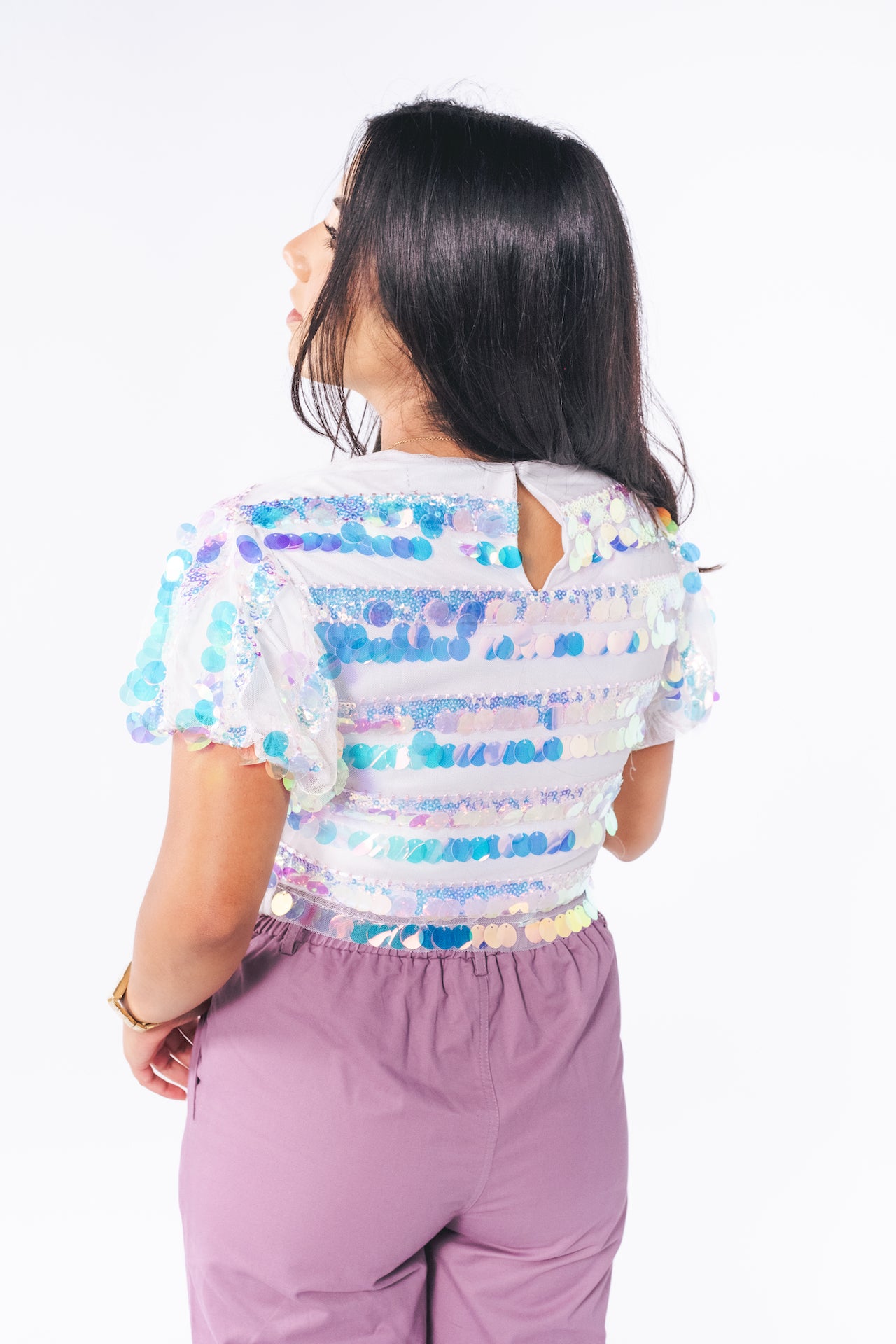 Sequin Fun Crop Top