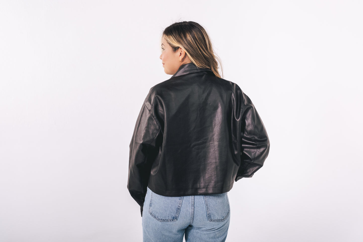 Black Pleather Jacket