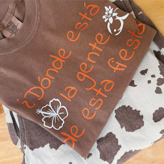 Tropicoqueta Donde Esta La Fiesta T-Shirt