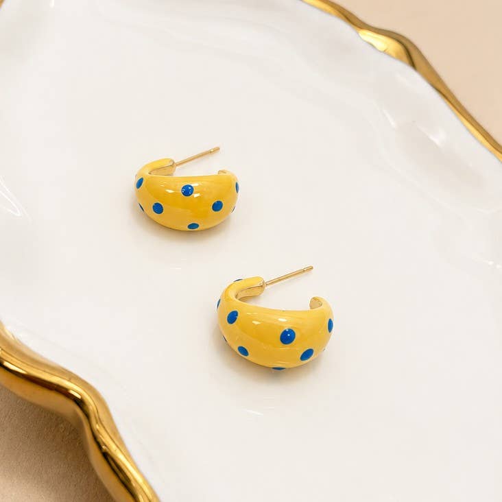 NO POS WOW POLKADOT EARRINGS