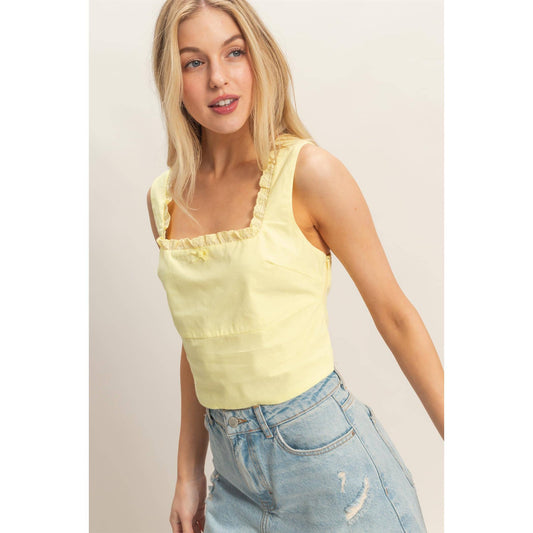 Lace Square Neck Tank