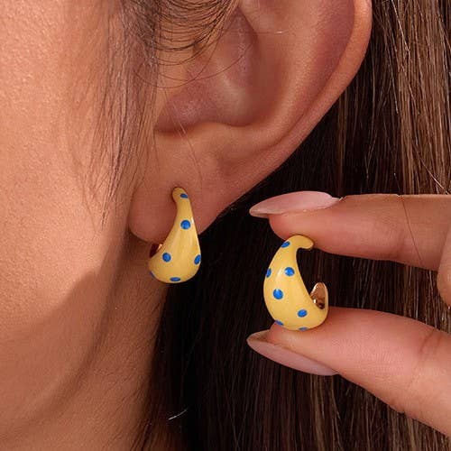 NO POS WOW POLKADOT EARRINGS