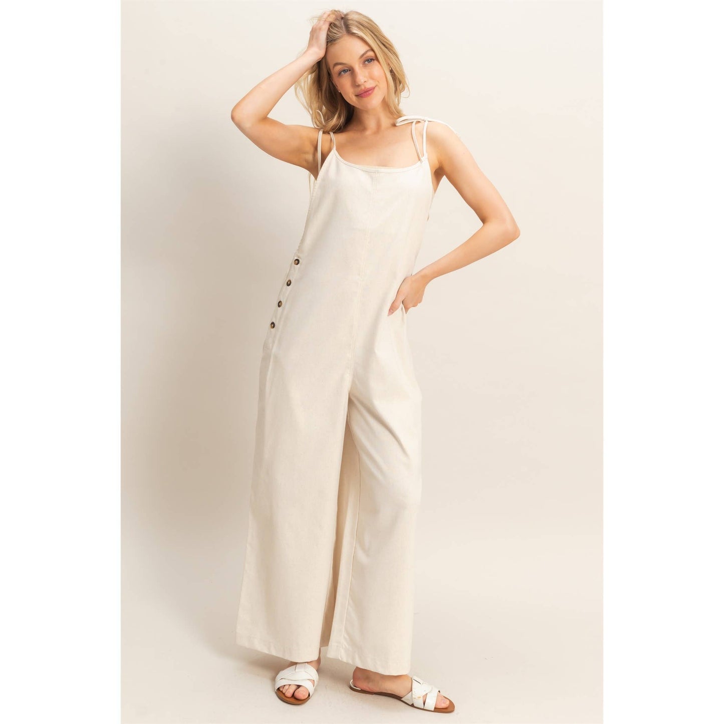 Adjustable Strap Jumpsuit