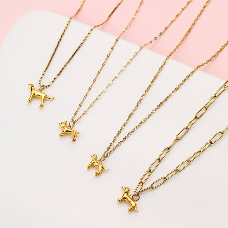 PUPPY LOVE CHARM NECKLACE