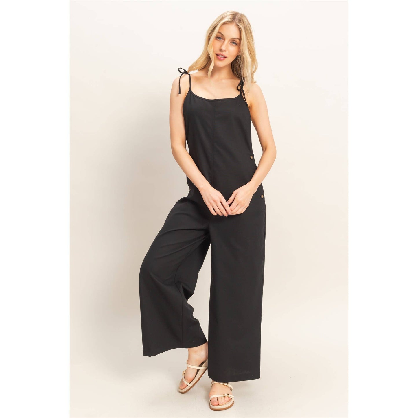 Adjustable Strap Jumpsuit