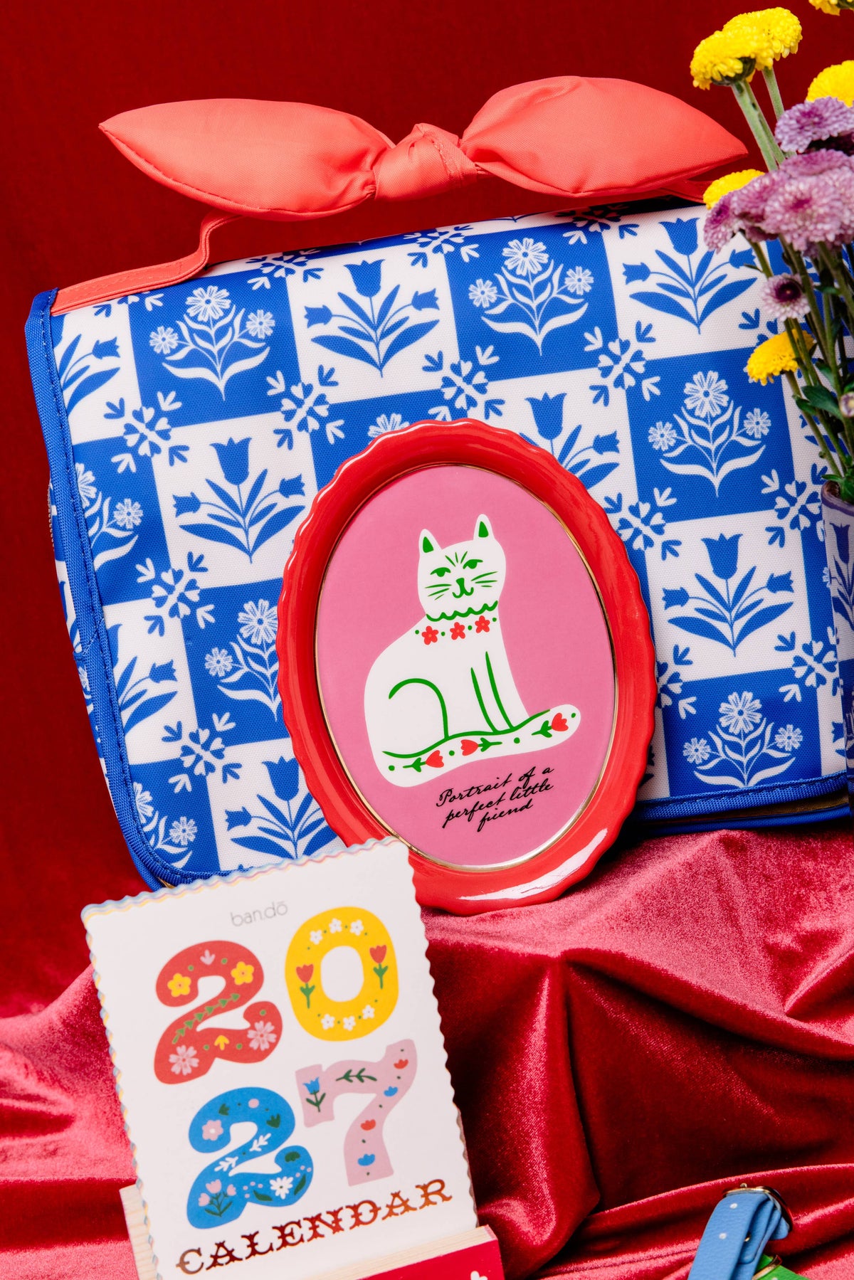 Oval Trinket Tray, Cat Portrait