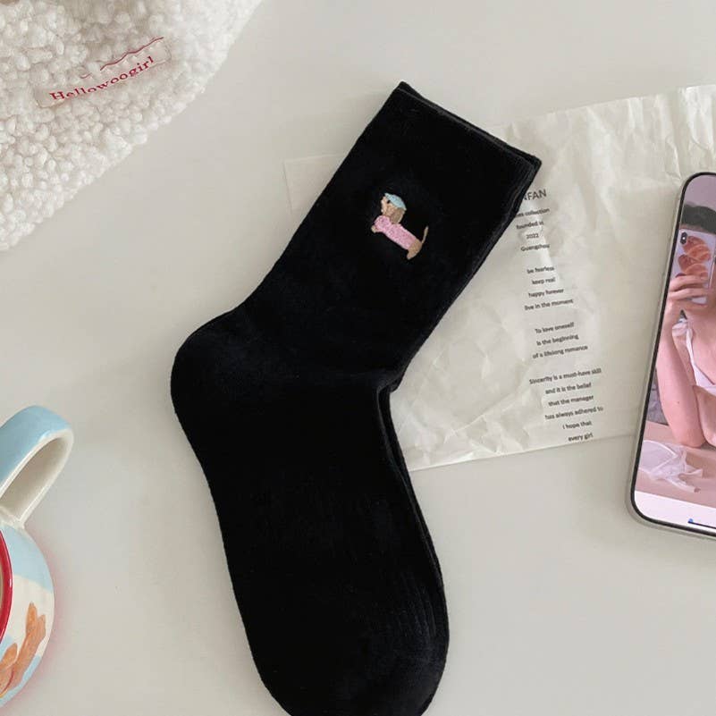 PUPPY LOVE CREW SOCKS