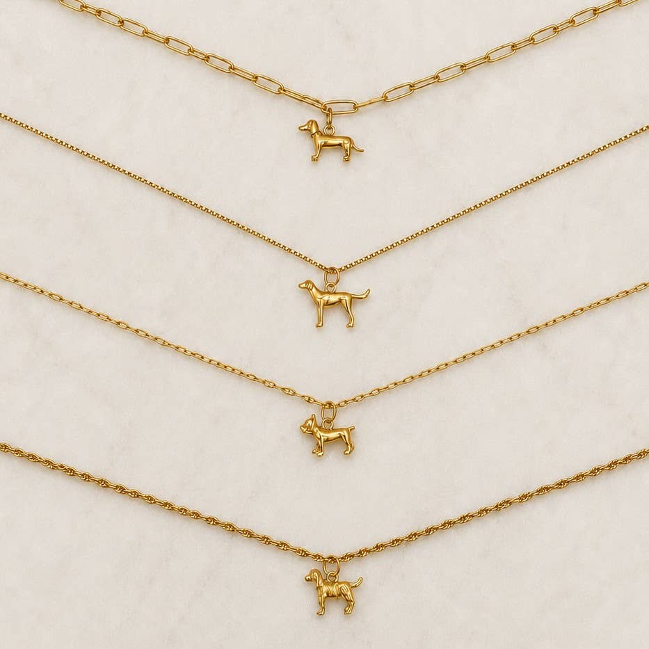 PUPPY LOVE CHARM NECKLACE