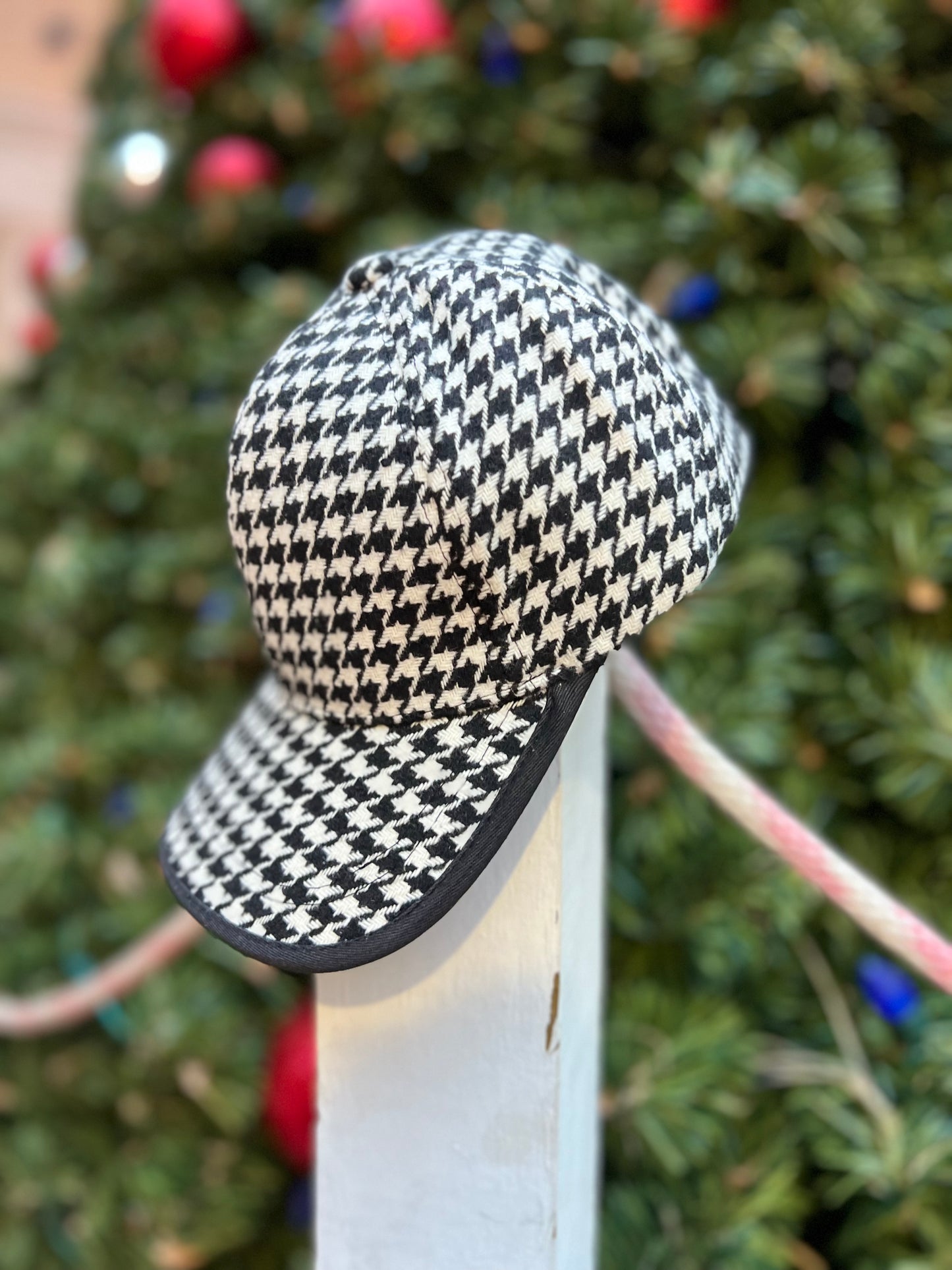 Gingham Baseball Cap