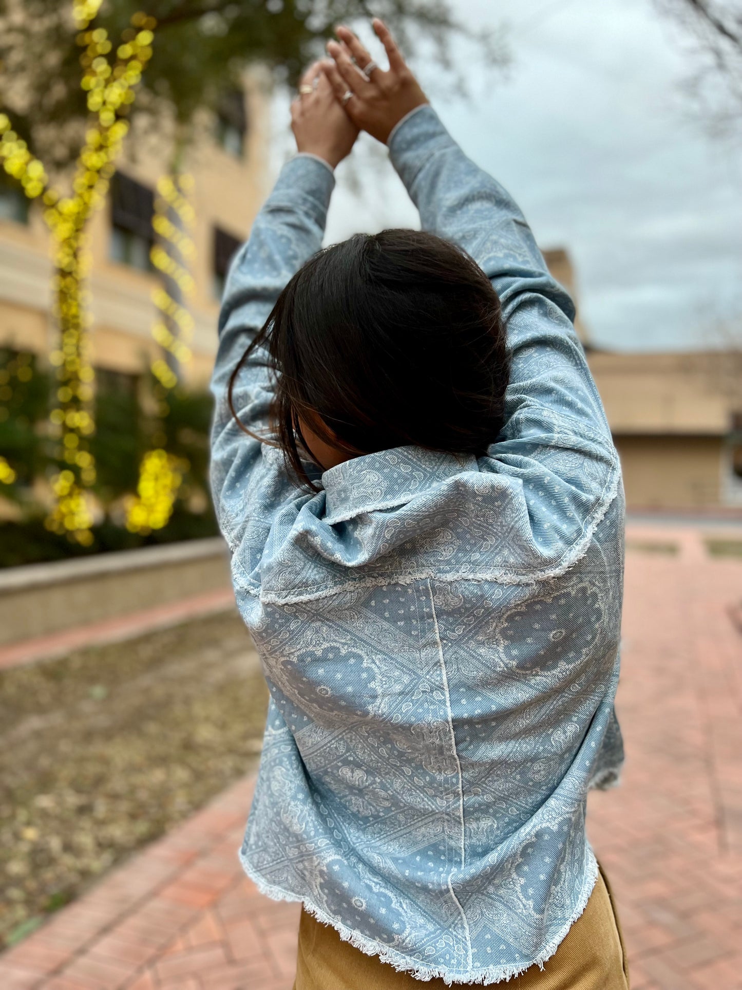 Bandana Print Jacket