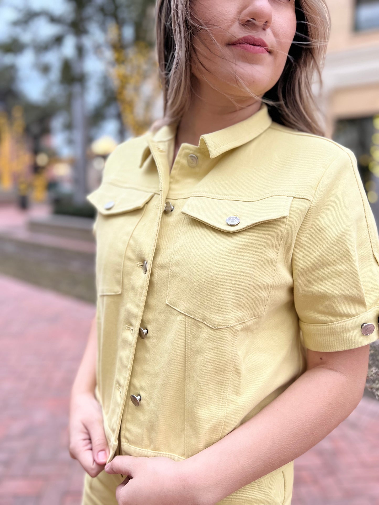 Yellow Twill Jacket